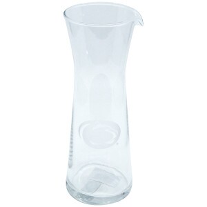 glass carafe with frosted Penn State Athletic Logo
